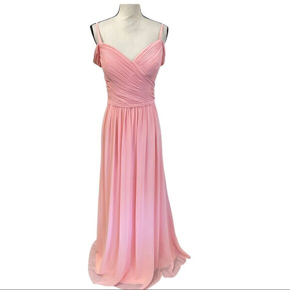 STAR BOX Beautiful off the shoulder Pink Dress. Size XL . NWOT. Gown - Picture 1 of 11